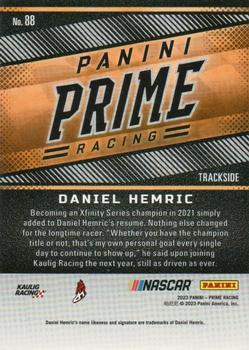 2023 Panini Prime - Holo Gold #88 Daniel Hemric Back