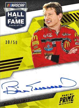 2023 Panini Prime - Hall of Fame Signatures Red #HFS-BET Bill Elliott Front