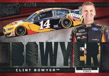 2023 Panini Prime - Names Tires #N-CBO Clint Bowyer Front