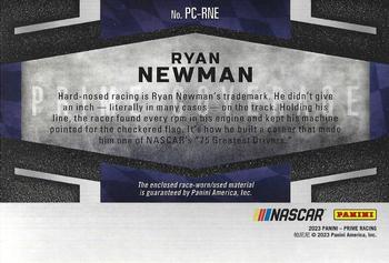 2023 Panini Prime - Prime Coverage #PC-RNE Ryan Newman Back