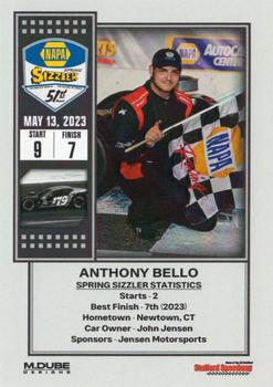 2024 Stafford Speedway Spring Sizzler #NNO Anthony Bello Back