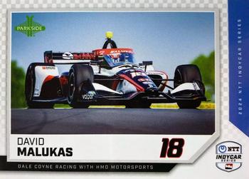 2024 Parkside IndyCar Premier Edition #34 David Malukas Front