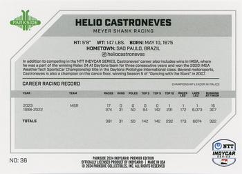 2024 Parkside IndyCar Premier Edition #36 Helio Castroneves Back