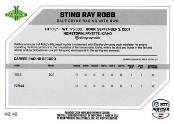 2024 Parkside IndyCar Premier Edition #46 Sting Ray Robb Back