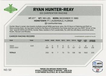 2024 Parkside IndyCar Premier Edition #52 Ryan Hunter-Reay Back