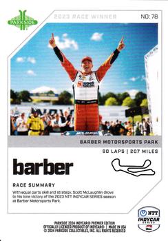 2024 Parkside IndyCar Premier Edition #78 Scott McLaughlin Back
