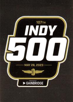 2024 Parkside IndyCar Premier Edition #93 2023 Indianapolis 500 Logo Front