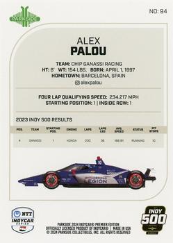 2024 Parkside IndyCar Premier Edition #94 Alex Palou Back