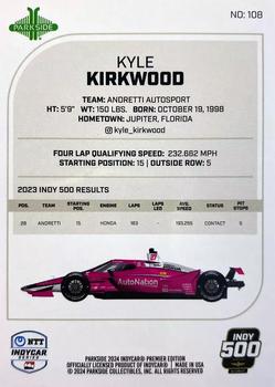 2024 Parkside IndyCar Premier Edition #108 Kyle Kirkwood Back