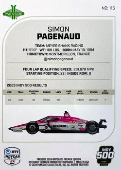 2024 Parkside IndyCar Premier Edition #115 Simon Pagenaud Back