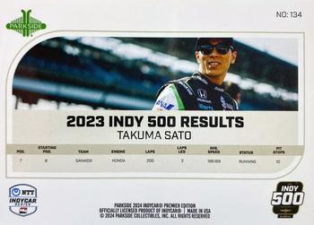 2024 Parkside IndyCar Premier Edition #134 Takuma Sato Back