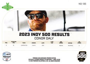 2024 Parkside IndyCar Premier Edition #135 Conor Daly Back