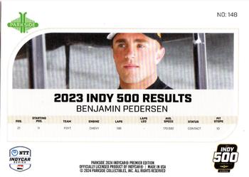 2024 Parkside IndyCar Premier Edition #148 Benjamin Pedersen Back