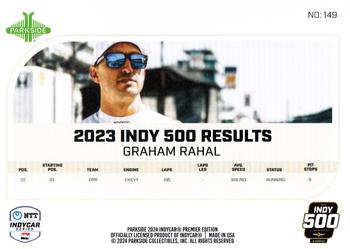 2024 Parkside IndyCar Premier Edition #149 Graham Rahal Back