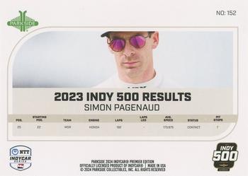 2024 Parkside IndyCar Premier Edition #152 Simon Pagenaud Back