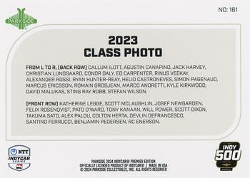 2024 Parkside IndyCar Premier Edition #161 Indianapolis 500 Honors - Class Photo Back