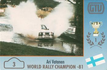 1994 GTV Rally Cards #3 Ari Vatanen Front