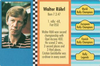 1994 GTV Rally Cards #4 Walter Röhrl Back