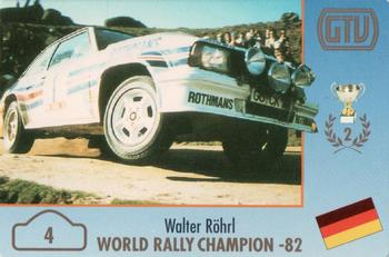 1994 GTV Rally Cards #4 Walter Röhrl Front