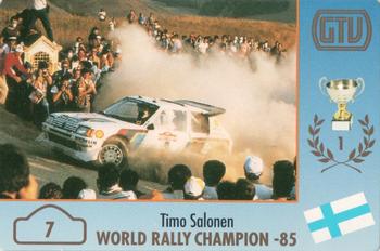 1994 GTV Rally Cards #7 Timo Salonen Front