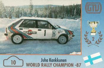 1994 GTV Rally Cards #10 Juha Kankkunen Front