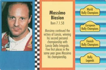 1994 GTV Rally Cards #12 Massimo Biasion Back