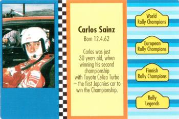 1994 GTV Rally Cards #15 Carlos Sainz Back