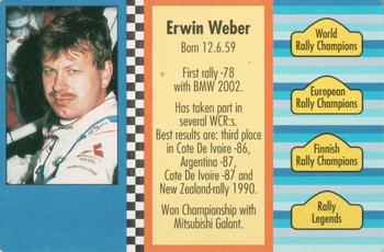 1994 GTV Rally Cards #64 Erwin Weber Back