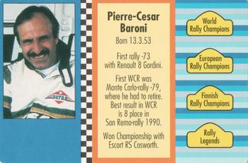 1994 GTV Rally Cards #65 Pierre-Cesar Baroni Back
