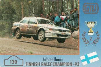 1994 GTV Rally Cards #120 Juha Hellman Front