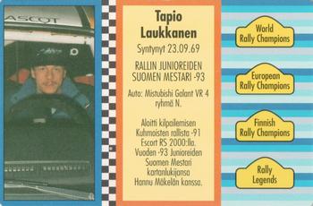 1994 GTV Rally Cards #123 Tapio Laukkanen Back