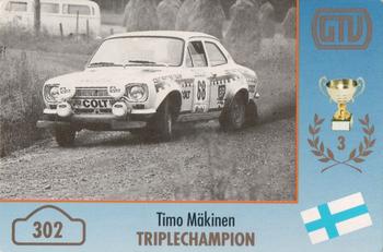 1994 GTV Rally Cards #302 Timo Mäkinen Front