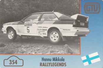1994 GTV Rally Cards #354 Hannu Mikkola Front