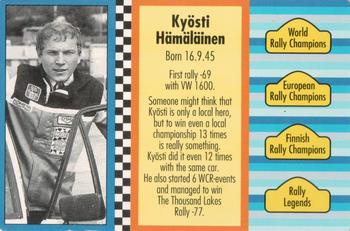1994 GTV Rally Cards #361 Kyösti Hämäläinen Back