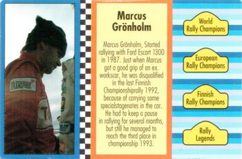 1994 GTV Rally Cards #386 Marcus Grönholm Back
