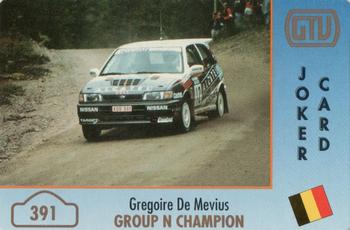1994 GTV Rally Cards #391 Gregoire De Mevius Front