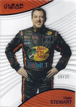 2023 Panini Chronicles - Clear Vision Purple #4 Tony Stewart Front