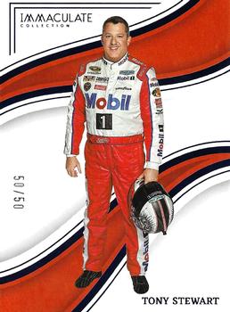 2023 Panini Chronicles - Immaculate Blue #78 Tony Stewart Front