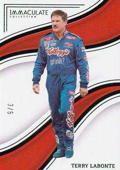 2023 Panini Chronicles - Immaculate Green #50 Terry Labonte Front