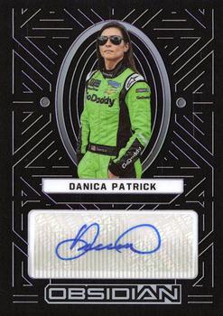 2023 Panini Chronicles - Obsidian Signatures Electric Etch Purple #DP Danica Patrick Front