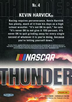 2023 Panini Chronicles - Thunder #4 Kevin Harvick Back