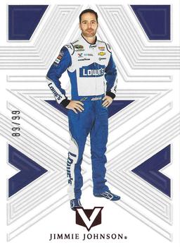 2023 Panini Chronicles - Vertex Red #9 Jimmie Johnson Front