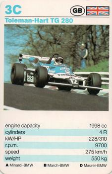 1985 Waddingtons Super Top Trumps Formula 1 #3C Toleman-Hart TG 280 Front