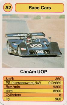 1987 Ace Trump Game Race Cars #A2 CanAm UOP Front