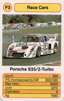 1987 Ace Trump Game Race Cars #F3 Porsche 935/2-Turbo Front
