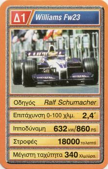2002 Mika ΦOPMOYλA 1 YΠEP ATOY (Greek) #Δ1 Ralf Schumacher Front