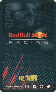 2022 Red Bull Top Trumps #NNO 2010 Abu Dhabi GP Back
