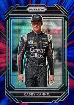 2023 Panini Prizm - Hyper Prizm Red and Blue #13 Kasey Kahne Front