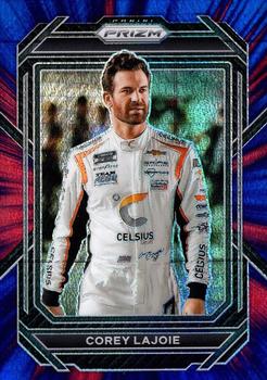 2023 Panini Prizm - Hyper Prizm Red and Blue #20 Corey LaJoie Front