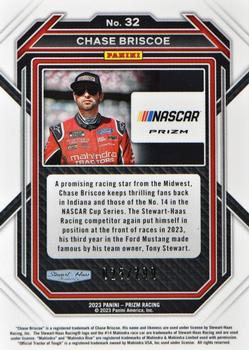 2023 Panini Prizm - Hyper Prizm Red and Blue #32 Chase Briscoe Back